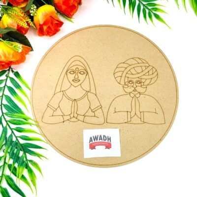 Pre-Marked Lippan Art MDF Base