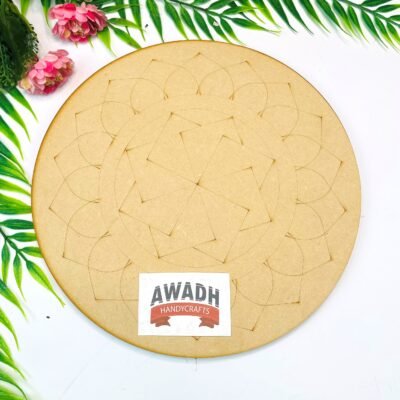 Pre-Marked Lippan Art MDF Base 12 inch 3mm