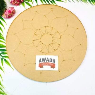 Pre-Marked Lippan Art MDF Base 12 inch 3mm