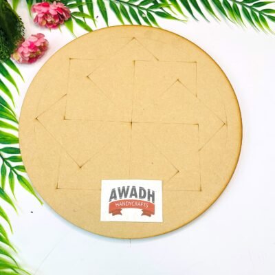 Pre-Marked Lippan Art MDF Base 12 inch 3mm