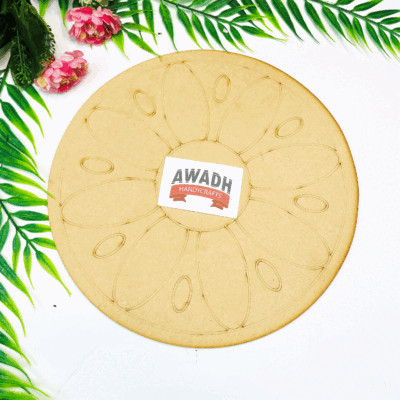 Pre-Marked Lippan Art MDF Base 12 inch 3mm