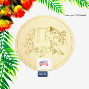 Pichwai Art Pre-marked Lippan art MDF Base LA6.6