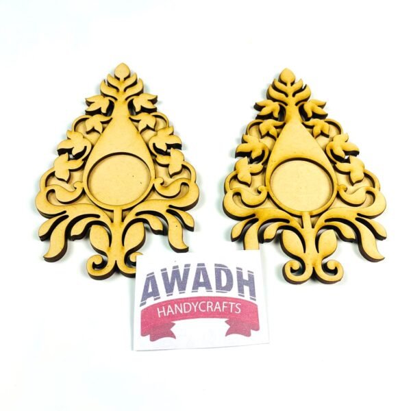 MDF Tealight Holders 6inch Set  TL55  | Awadh Handycrafts - Image 2
