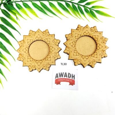 MDF Tealight holder 4inch set TL30