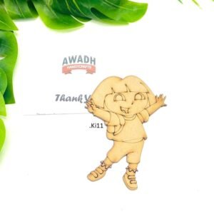 Dora the explorer mdf cutout for kids room Decor 4inch .Ki11