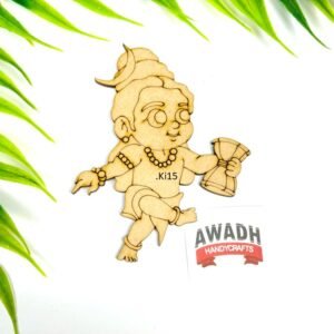 Kid Shiva mdf cutout 4inch .Ki15