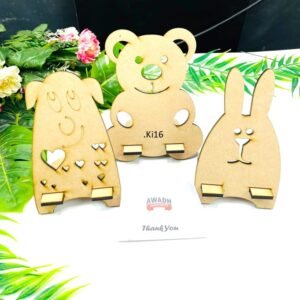 Mobile phone stands featuring animal designs set 6inch .Ki16