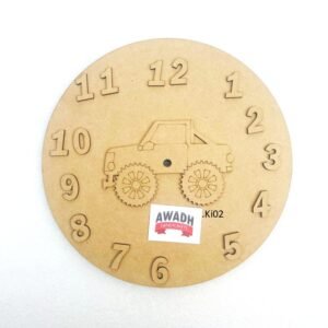 Jeep wall clock for kids room decor.Ki02