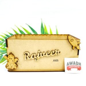 Pen holder for kids room decor 6x3x3.5inch .Ki05