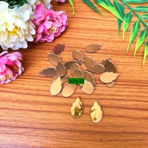 Leaf-shaped acrylic mirror ACM.07