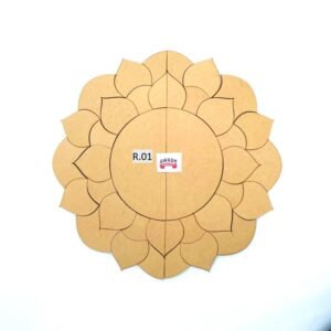 Rangoli mdf cutout versatile craft base R.01
