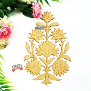 Persian Floral Motif Pre-Marked Cutout PFM.02
