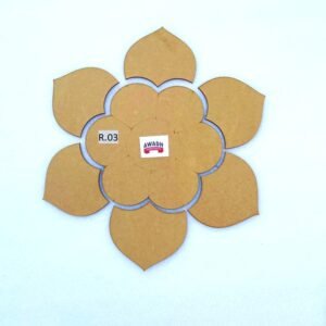 Rangoli mdf cutout versatile craft base R.04