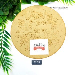 Bird design Pre-marked Lippan Art MDF Base LA7.53