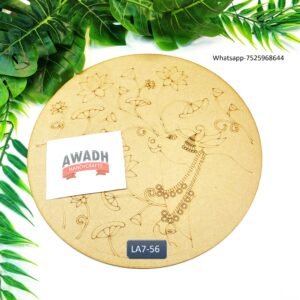 Pichwai Art Pre-marked Lippan Art MDF Base LA7.56