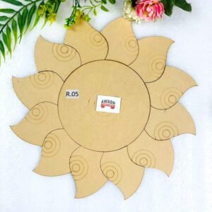 Rangoli mdf cutout versatile craft base R.06