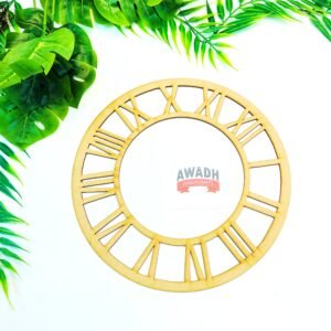 Roman number Mdf clock ring
