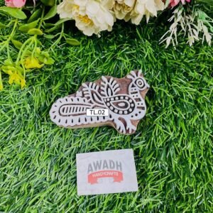 Multi design Hand-carved wooden tealight candle holder TL.03