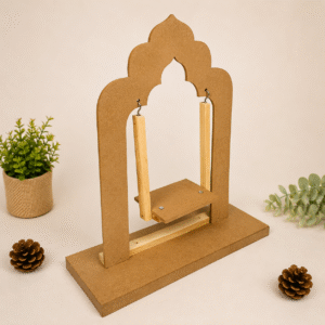 MDF wooden swing (Jhula) for Lord krishna