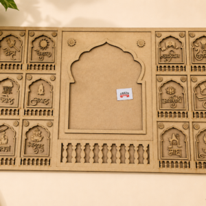 3D Jharokha calendar 3 Layered