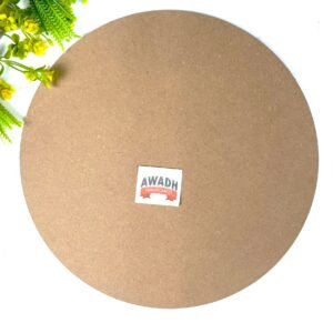 Plain Round mdf base