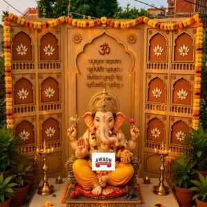 ganpati ji backdrop
