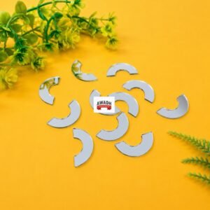 Moon-shaped glass craft mirrors