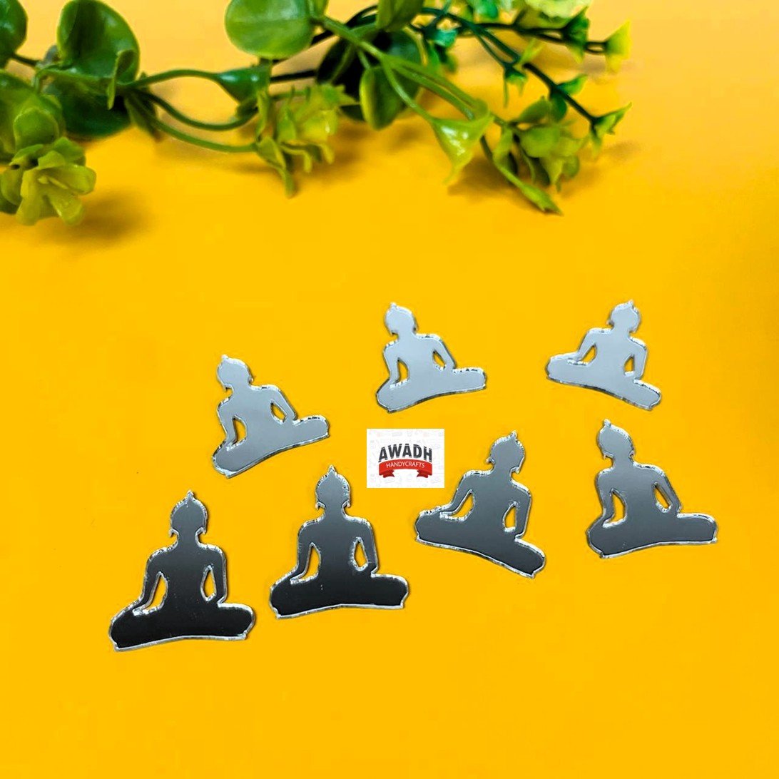 Mahatama buddha design acrylic mirror