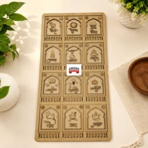 3D Jharokha calendar 3 Layered
