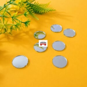 Circle-shaped crafts glass mirror