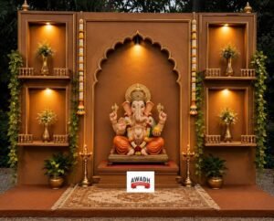 MDF Jharokha backdrop frames