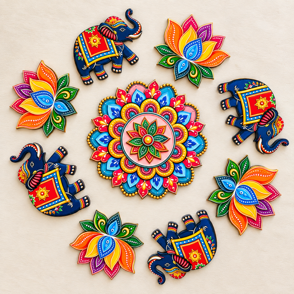 New Rangoli design for diwali